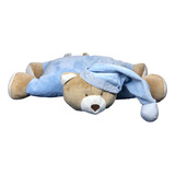 Puppet Travesseiro De Bebe Urso Nino Azul - Zip Toys