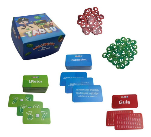 Juego De Mesa Tablu - Diversión Con Tablas De Multiplicar