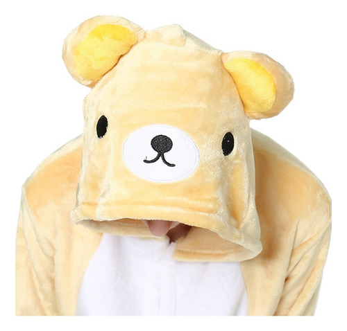 Pijama Para Dormir Rilakkuma Bear Cosplay Animal Para Mujer