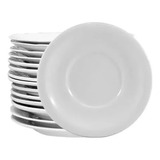 X 12 Plato Para Cafe 11,5 Cm Germer Porcelana Gastronomico M