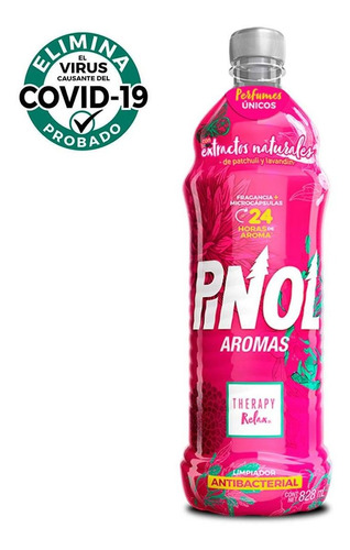 Limpiador Multiusos Líquido Pinol Aromas Therapy Relax 828ml