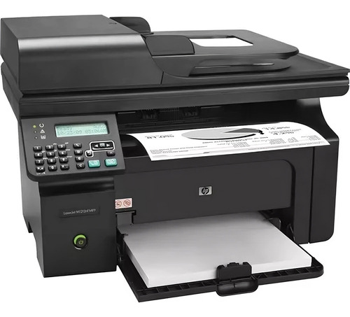 Impressora Multifuncional Hp Laserjet Pro M1212nf Preta 110v