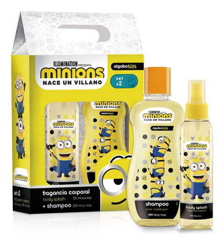 4 Minions Set Body Splash 125 Ml + Shampoo 200 Ml ( Zona Sur