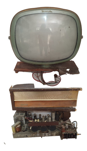 Chassi + Tubo Da Tv Philco Predicta Anos 50 / 60 Antiga Leia