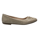 Zapato Mujer Sprinkles Flat Casual Balerina Plana Lazo Polie