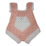 Mono Tejido A Crochet Rosa (0-6m) Bebe