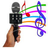 Microfone Karaokê Wireless Efeitos Eco, Gravação, Bluetooth
