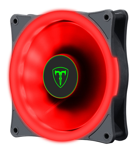 Cooler Fan Led Vermelho 120x120x25 12cm T-dagger T-tgf200r