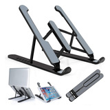 Soporte Metalico Y Plastico Plegable P/ Notebook Y Tablet  