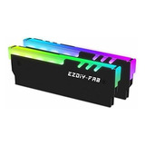 2 Disipadores Heatsink Para Memorias Ram Rgb Ezdiy-fab