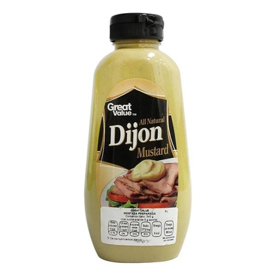 4 Pza Mostaza Great Value Dijon Preparada 340 G