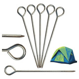 Kit 10 Estacas De Fixação Para Barraca / Camping 