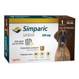 Simparic 1 Comprimido 120 Mg 40 A 60 Kg Na Caixa Original