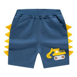 Short Bermuda Algodón Estilo Jogger Para Niños 