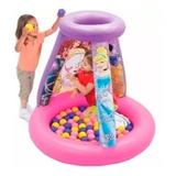 Pelotero Inflable Disney Princesas Con 15 Pelotas