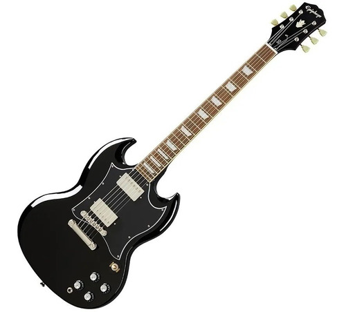 Guitarra Eléctrica EpiPhone Sg Standard Ebony Color Negra 