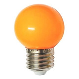Lámpara Gota Led Naranja 2w Guirnalda Deco Color Pack X 10