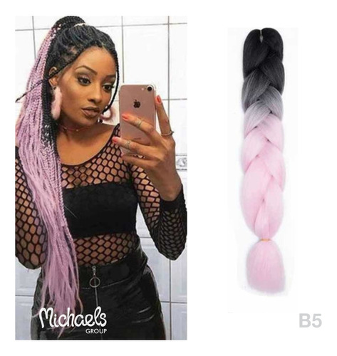 Kanekalon Bicolor Extension Pelo Africana Trenzas Combinada-