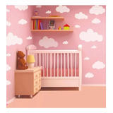 Vinilo Decorativo Nubes Infantiles Set De 46 Piezas  