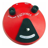 Pedal De Distorção Facial Jim Dunlop Jd-f2 Fuzz, Cor Vermelha