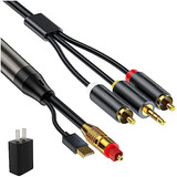 Cable Óptico Digital A Rca Convertidor De Audio Analógico, Ó