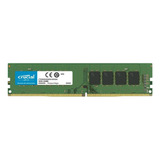 Memoria Ram Gamer Crucial Color Verde 8gb 3200 Mhz Para Pc