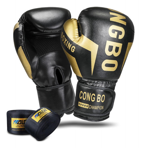 Guantes De Boxeo Profesional De Alta Calidad Con Velcro