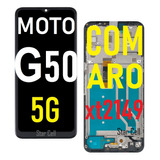 Tela Frontal Original Moto (c/aro) G50 (xt2149)+capa+pelcl3d