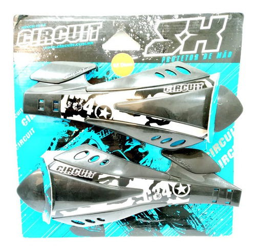 Cubre Mano Circuit Negro Enduro Sx Bicomp Centro Motos