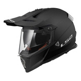 Casco Moto Cross Ls2 Mx 436 Pioneer Doble Visor Negro Mate Color Negro Mate Tamaño Del Casco Xl Talle Del Fabricante Xl