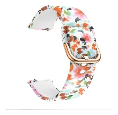 Correa Compatible Samsung Watch Active 1 & 2 Floral 20mm