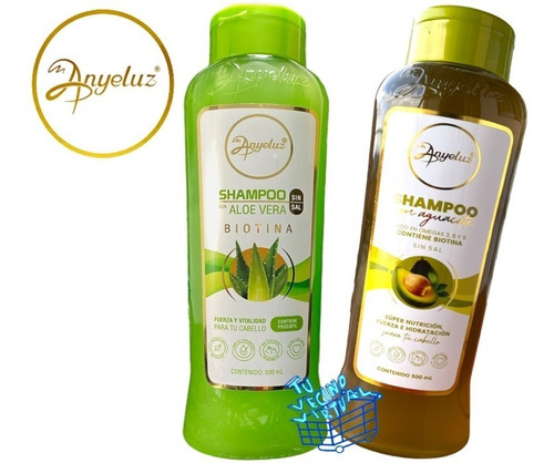 Shampoo Aguacate Anyeluz + Crem - mL a $69