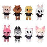 S 8pieza Niños Callejeros Skzoo Stray Kids Muñeco Peluche