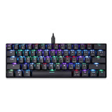 Motospeed Ck61 Rgb Teclado Mecánico Para Juegos Outmu Rojo