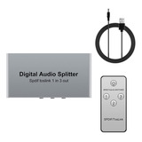 Divisor De Audio Óptico Digital De 3 Puertos Spdif Toslink O