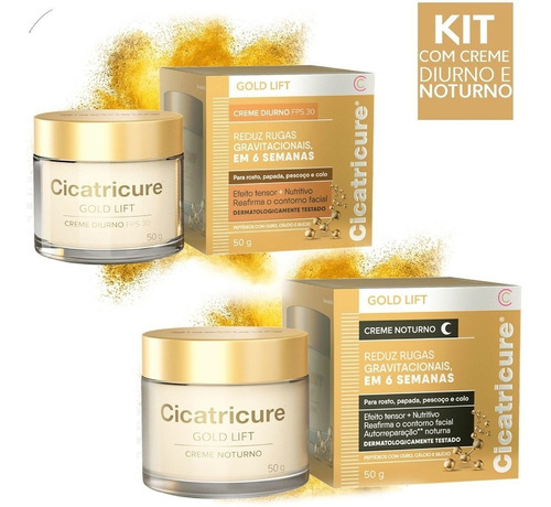 Cicatricure Gold Lift Creme Facial Kit Dia + Noite