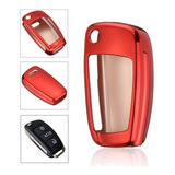 Funda Premium Cubierta Para Llave Audi A1 A3 A4 S3 Q5 Roja .