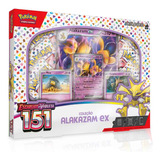 Pokémon Estampas Ilustradas 151 - Box Alakazam Ex