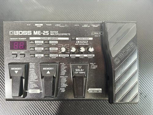 Pedalera Boss Me-25 Guitar Multiple Effects