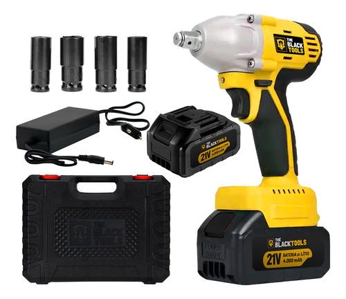 Chave De Impacto A Bateria 21v Bivolt Tb-21i The Black Tools