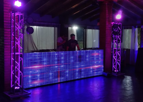 Cabina Dj Frente Led Pixel Booth Pantalla.