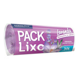 Saco De Lixo Neutralizador Lavanda 30 Litros Pack Lixo 30 Un