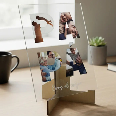 Cuadro Personalizado Papa Acrilico Regalo Dia Del Padre | Meses sin interés