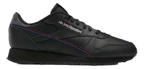 Tenis Reebok Leather Cblack/cblack Vec Red V