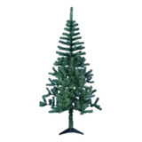 Árvore De Natal 1,20cm  C/ Luzes Pisca Led + Bolas 4 Cm