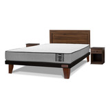 Cama Europea Star Flex 2 Plazas Bn + Muebles Asturias