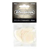 Dunlop 44 Plectros Nylon Standard Crema 0.46 Mm