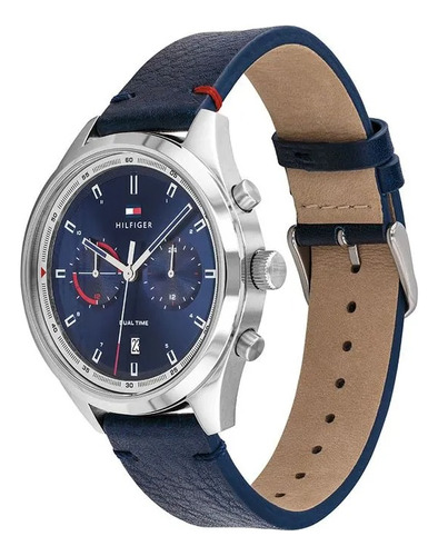 Reloj Tommy Hilfiger Th 1791728 Carcasa Acero 50m Wr Cuero