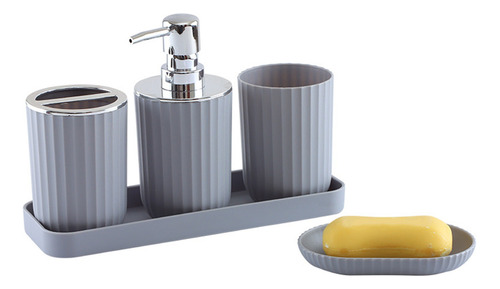 Set De Accesorios De Baño P Bathroom Cup Matte, 5 Piezas, Mo