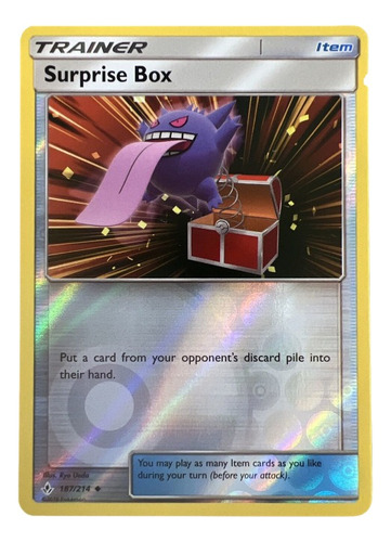 Surprise Box 187/214 Reverse Unbroken Bonds Pokémon Gengar